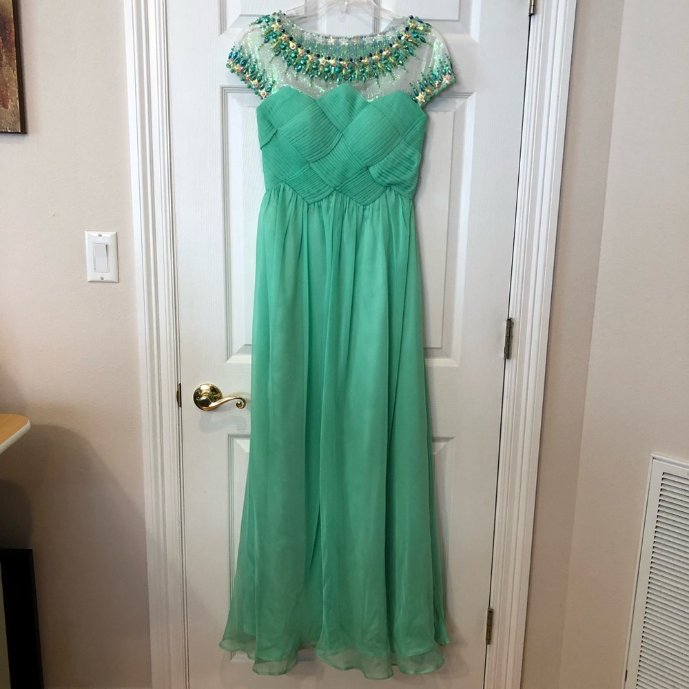 Glamorous Green Party Dress